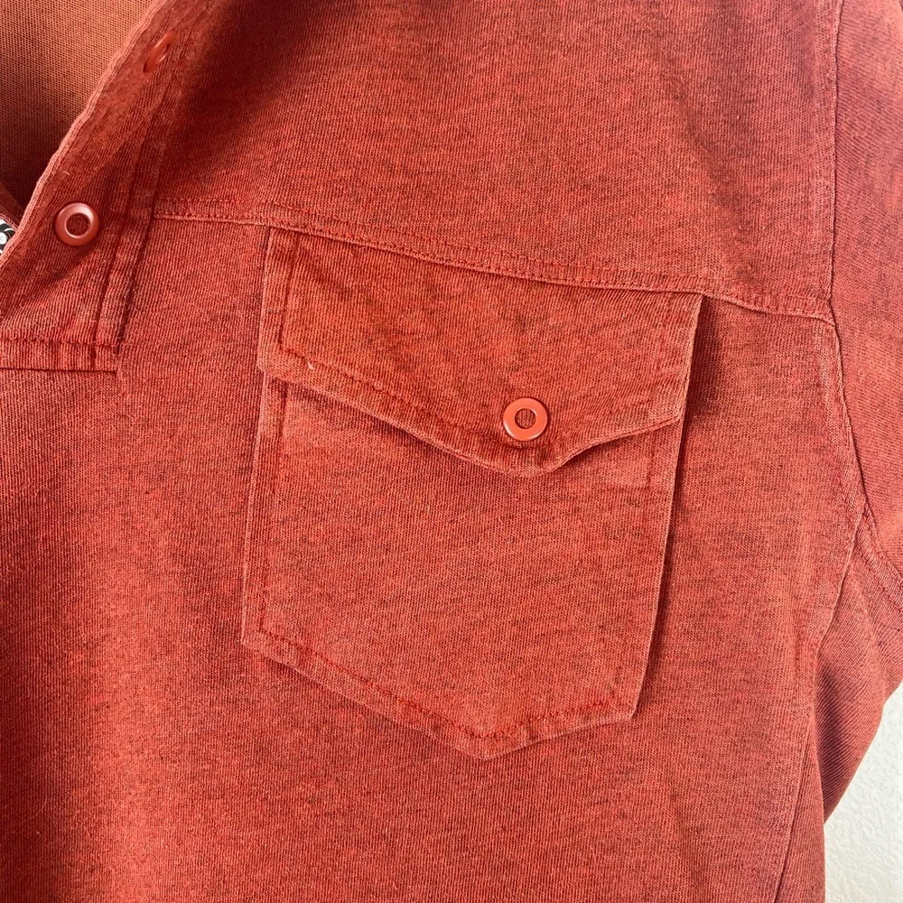 The North Face Shirt Mens Size Small‎ Rust Polo Short Sleeve Outdoors Hiking